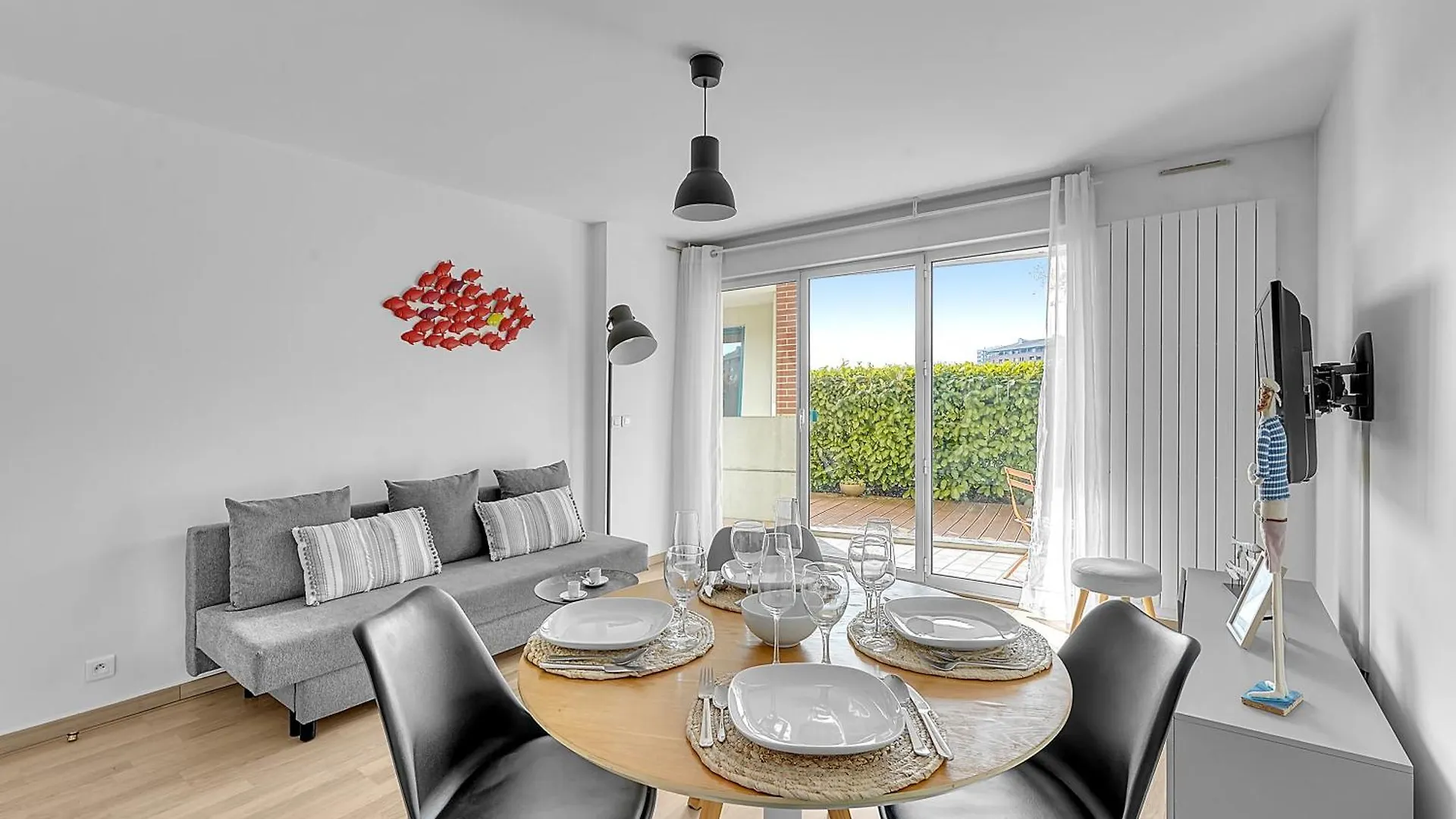 T2 Bord De Garonne Hypercentre Terrasse + Parking Apartamento Toulouse